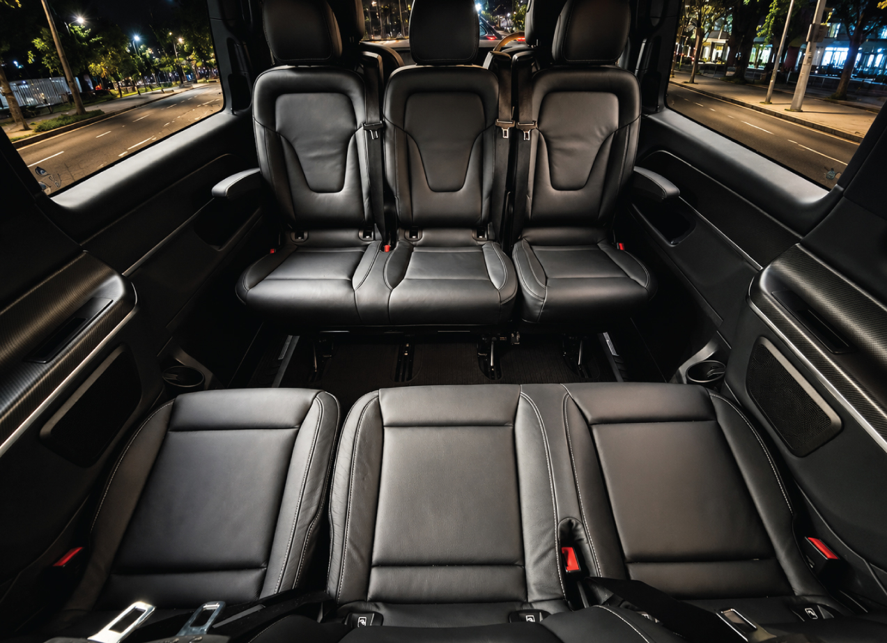 Mercedes-Benz V-Class rear passenger seating